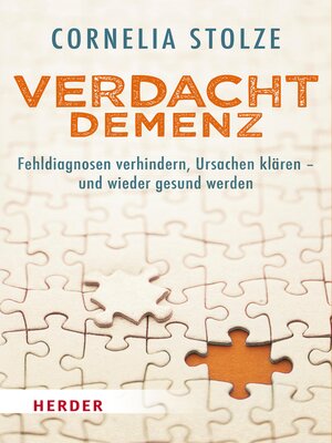 cover image of Verdacht Demenz